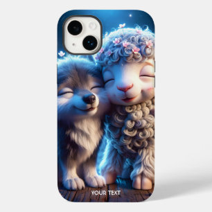Coque Pour iPhone 14 Plus Imaginaire Bébés mignons Loup mouton