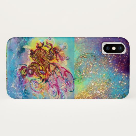 Coques Case-Mate iPhone IMAGINAIRE bleu SEA DRAGON (Dos (Horizontal))