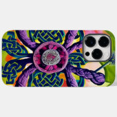 Coques Case-Mate iPhone Imaginaire Celtique violet  Art Abstrait (Verso (horizontal))