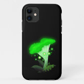 Coques Case-Mate iPhone Imaginaire Chanterelle Champignon vert brillant (Dos)