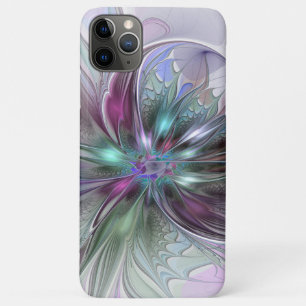 Case-Mate iPhone Case Imaginaire coloré Abstrait Fleur fractale moderne