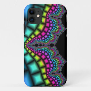 Coques Pour iPhone Imaginaire coloré Abstrait fractal