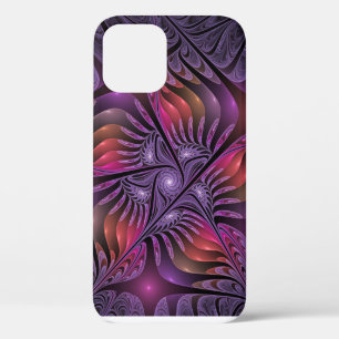 Case-Mate iPhone Case Imaginaire coloré Abstrait Trippy Violet Fractal