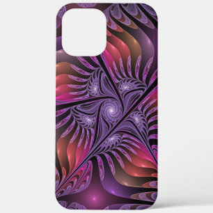 Case-Mate iPhone Case Imaginaire coloré Abstrait Trippy Violet Fractal