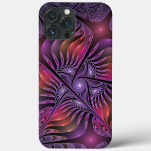Case-Mate iPhone Case Imaginaire coloré Abstrait Trippy Violet Fractal