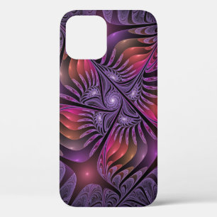Case-Mate iPhone Case Imaginaire coloré Abstrait Trippy Violet Fractal