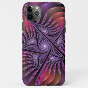 Case-Mate iPhone Case Imaginaire coloré Abstrait Trippy Violet Fractal