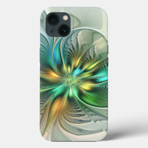 Case-Mate iPhone Case Imaginaire coloré Moderne Fleur Abstraite Fractale