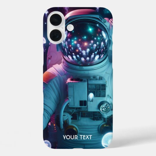Coques Case-Mate iPhone Imaginaire Cute astronaute espace méduse (Verso)