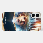 Coques Case-Mate iPhone Imaginaire Cute Boy City Book (Verso (horizontal))