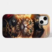Coques Case-Mate iPhone Imaginaire Cute Chat Pirate Casquette (Verso (horizontal))