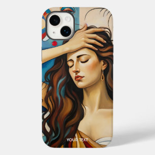 Coque Pour iPhone 14 Plus Imaginaire Cute Girl Cubist Style