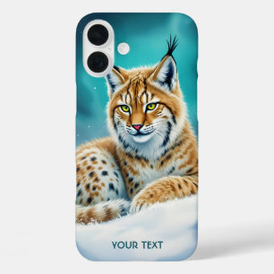 Coques iPhone 16 Plus Imaginaire Cute Lynx Cub hiver