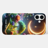 Coques Case-Mate iPhone Imaginaire Cute Moon Garden Book (Verso (horizontal))