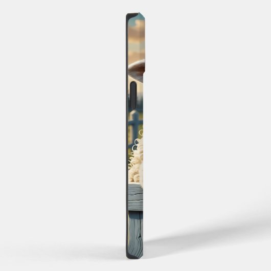 Coques Case-Mate iPhone Imaginaire Cute Sheep Café Soirée (Verso / Droite)