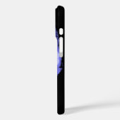 Coques Case-Mate iPhone Imaginaire d'art Pop Crâne bleu (Verso / Gauche)