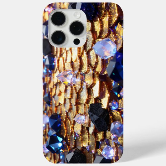 Coques Case-Mate iPhone Imaginaire de luxe Gemstone Abstrait (Verso)