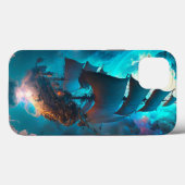Coques Case-Mate iPhone Imaginaire de navire volant (Verso (horizontal))