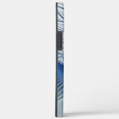 Coques Case-Mate iPhone Imaginaire dynamique tons bleus Abstraits Art frac (Verso / Droite)
