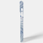 Coques Case-Mate iPhone Imaginaire dynamique tons bleus Abstraits Art frac (Verso / Gauche)