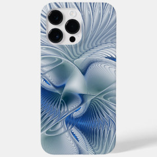 Coque Pour Pour iPhone 14 Pro Max Imaginaire dynamique tons bleus Abstraits Art frac