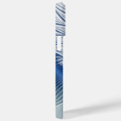 Coques Case-Mate iPhone Imaginaire dynamique tons bleus Abstraits Art frac (Verso / Droite)