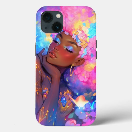 Coques Case-Mate iPhone Imaginaire femme Art Africain Américain (Verso)