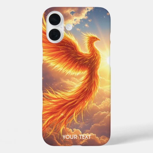 Coques Case-Mate iPhone Imaginaire Flamme mignonne Phoenix augmente (Verso)