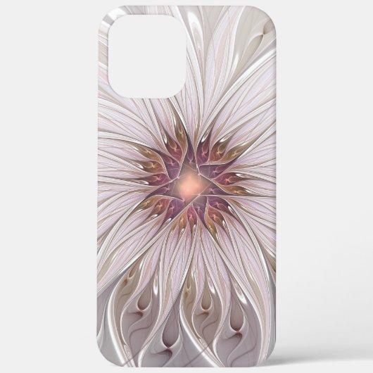 Coques Case-Mate iPhone Imaginaire Floral, Abstraite Fleur Pastel Moderne (Verso)
