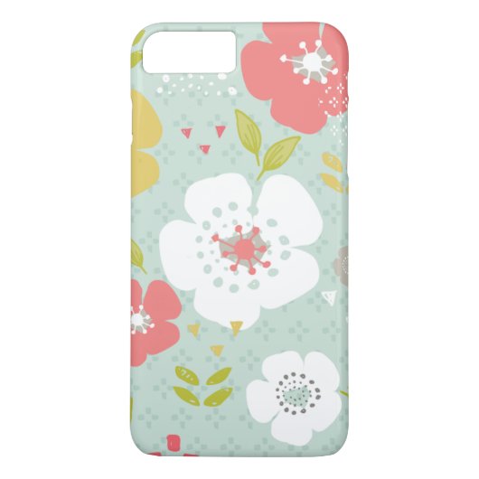 Coques Case-Mate iPhone Imaginaire floral amusant (Dos)