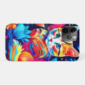 Coques Case-Mate iPhone Imaginaire floral Feline (Dos (Horizontal))