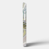 Coques Case-Mate iPhone Imaginaire Floral Fleur Art Fractal Moderne Avec O (Verso / Gauche)