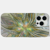 Coques Case-Mate iPhone Imaginaire Floral Fleur Art Fractal Moderne Avec O (Verso (horizontal))
