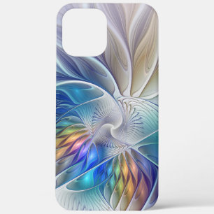 Case-Mate iPhone Case Imaginaire Floral, Fleur Fractale Abstraite color