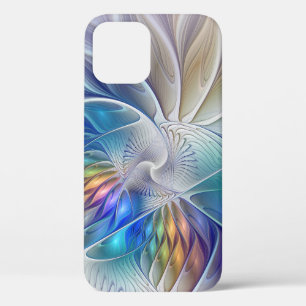 Case-Mate iPhone Case Imaginaire Floral, Fleur Fractale Abstraite coloré