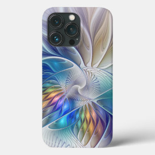 Case-Mate iPhone Case Imaginaire Floral, Fleur Fractale Abstraite coloré
