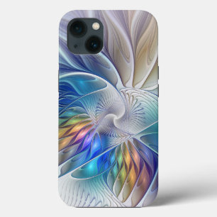 Case-Mate iPhone Case Imaginaire Floral, Fleur Fractale Abstraite coloré