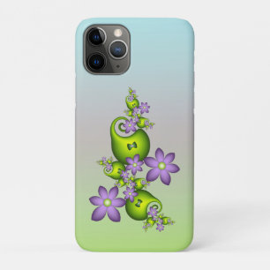 Case-Mate iPhone Case Imaginaire Floral Fleurs Lilac Formes vertes Fract