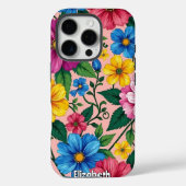 Coques Case-Mate iPhone Imaginaire floral : Un jardin de fleurs (Verso)