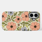 Coques Case-Mate iPhone Imaginaire floral vintage (Verso (horizontal))