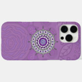 Coques Case-Mate iPhone Imaginaire Mehndi Coque-Coque Argent (Verso (horizontal))