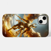 Coques Case-Mate iPhone Imaginaire mignon avion guerrier ailé (Verso (horizontal))