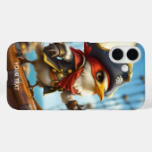 Coques Case-Mate iPhone Imaginaire mignon oiseau capitaine Pirate (Verso (horizontal))