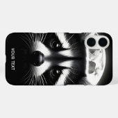 Coques Case-Mate iPhone Imaginaire mignon Racoon visage lune (Verso (horizontal))