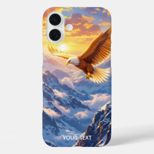 Coques iPhone 16 Plus Imaginaire Mignonne Eagle Mountains lever du solei