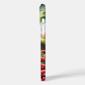 Coques Case-Mate iPhone Imaginaire mignonne fille Fleurs rouges (Verso / Gauche)