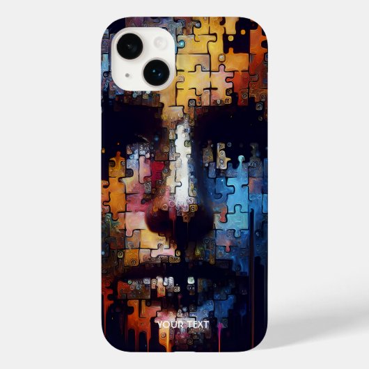 Coques Case-Mate iPhone Imaginaire Mignons Fragments Homme Visage (Verso)