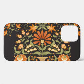 Coques Case-Mate iPhone Imaginaire moghol : Opulence florale rétro (Verso (horizontal))