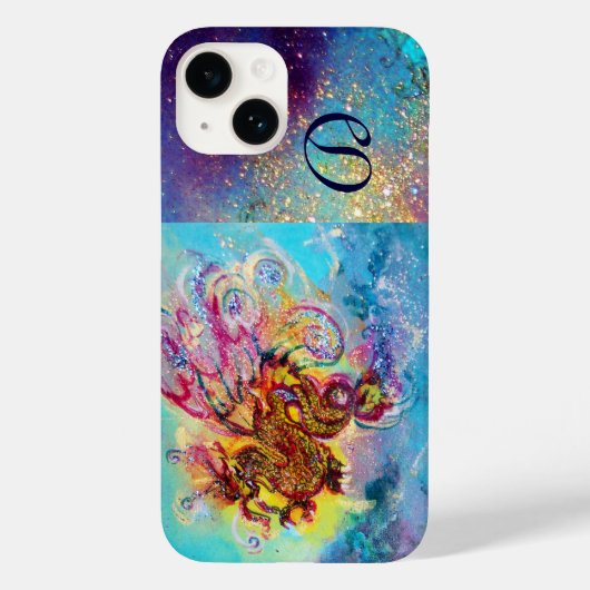 COQUES Case-Mate iPhone IMAGINAIRE MONOGRAMME DE DRAGON DE MER (Verso)