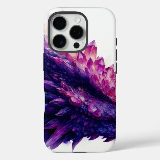 Coques Case-Mate iPhone Imaginaire mystique Améthyste cristal Dragon Bête (Verso)
